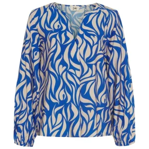 Blauwe blouse Harlee