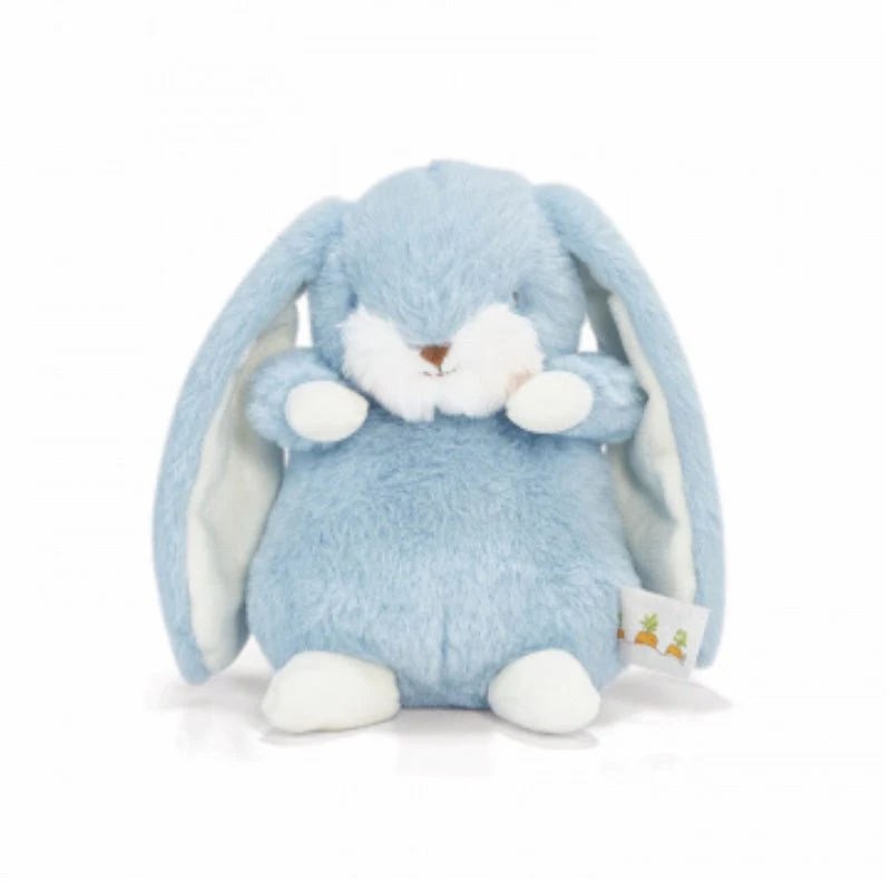 Blauwe knuffel Nibble Konijn klein - Afbeelding 2