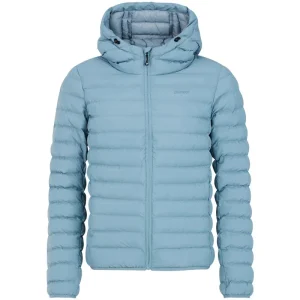Blauwe outdoor puffer jacket Ice
