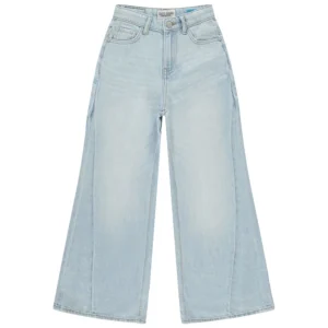 Bleached Used wide fit jeans Dyara