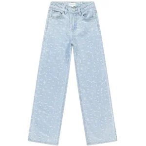 Bleached Used wide fit jeans Nawal