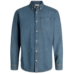 Blue Denim overshirt Brook Oxford