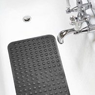 Papillon bolle Badmat (zwart) 70x40cm