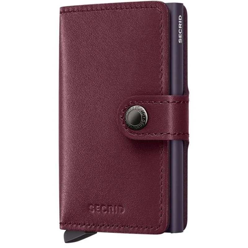 Bordeauxrode miniwallet Original - Afbeelding 2