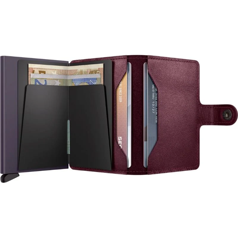 Bordeauxrode miniwallet Original - Afbeelding 4