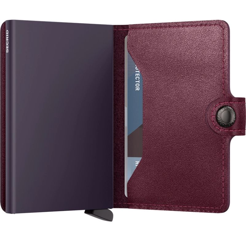 Bordeauxrode miniwallet Original - Afbeelding 3