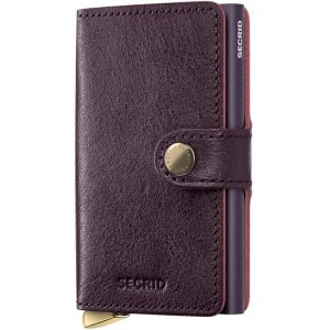 Bordeauxrode premium miniwallet Basco Bordeaux