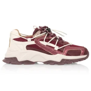 Bordeauxrode sneaker Isola Mesh