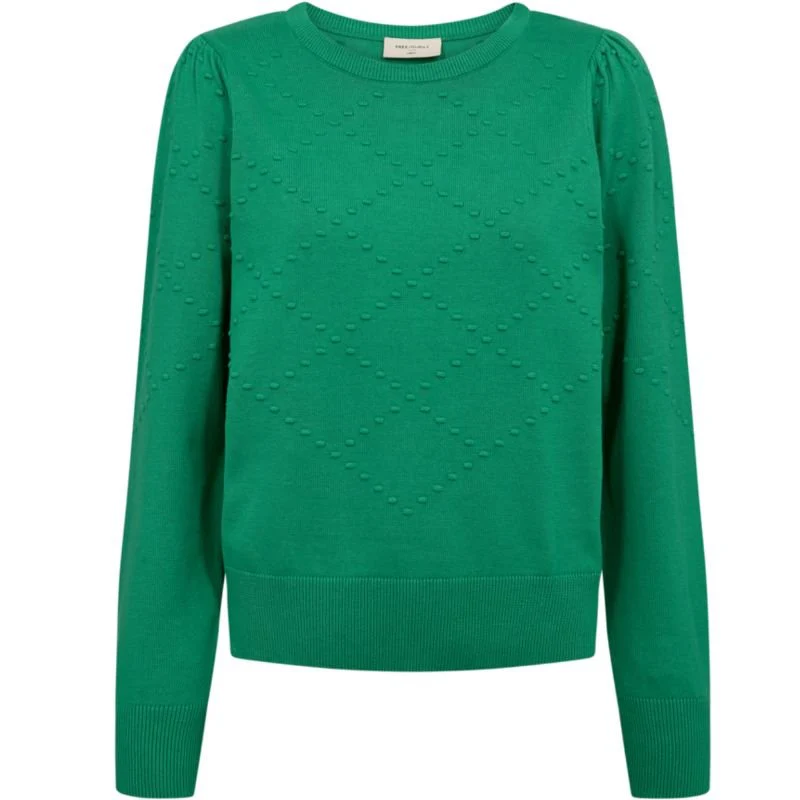 Bright Green v-dot knit pullover Dodo - Afbeelding 2
