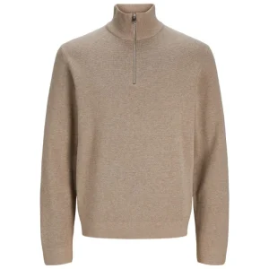 Bruine knit sweater Blamilano zip