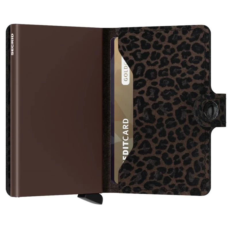 Bruine miniwallet Leo - Afbeelding 3