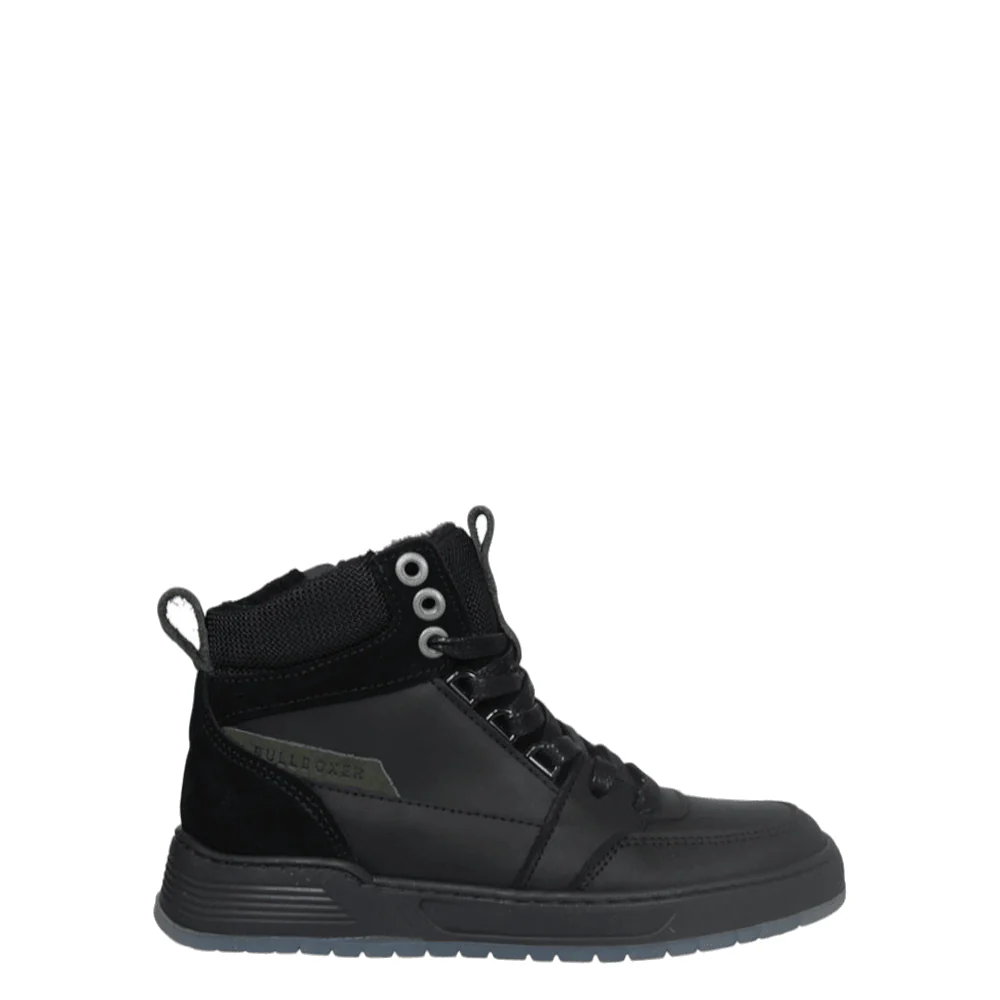 Bull Boxer Kinder Veterschoenen AOF509E6L_BLAC Zwart