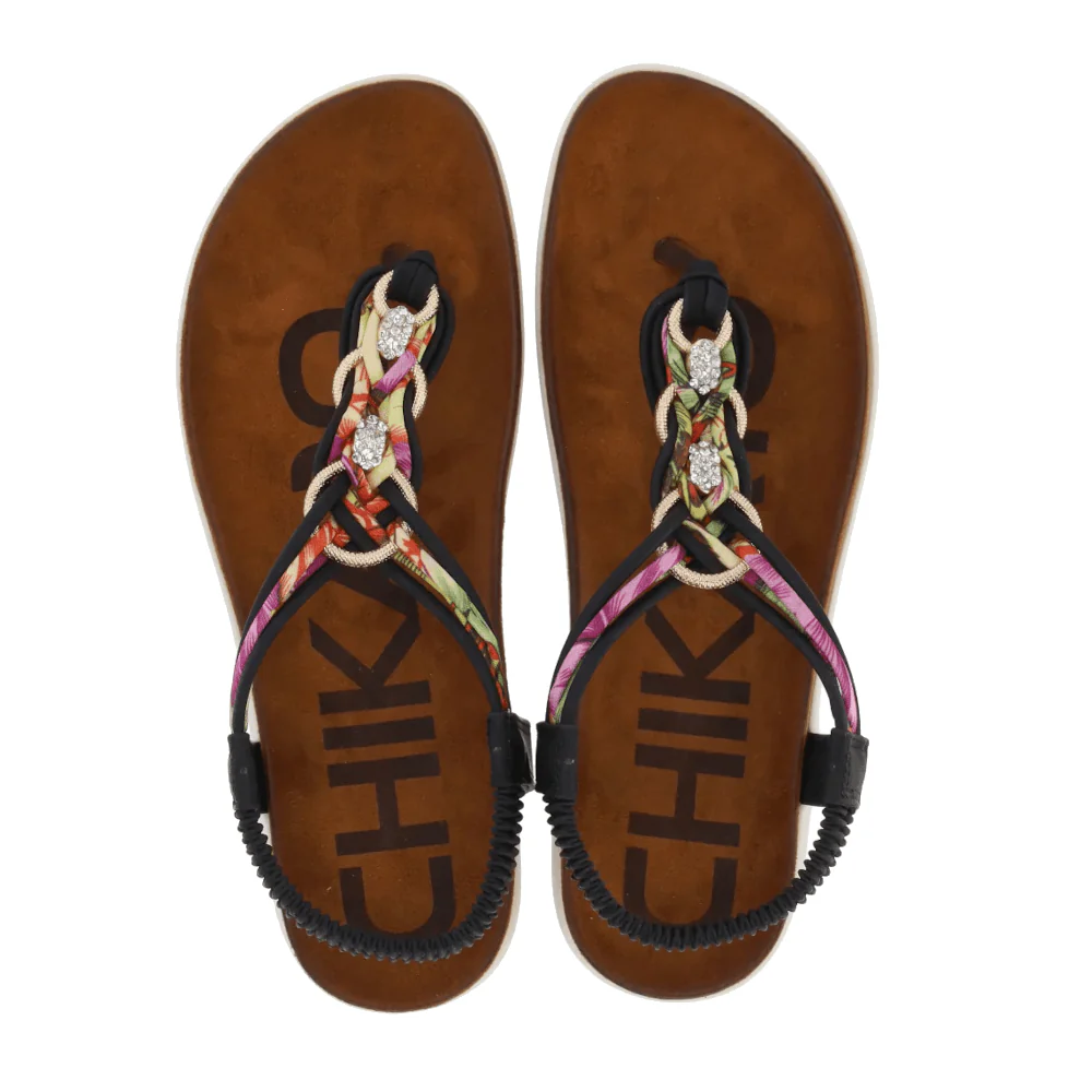 Chika10 Sandalen Canelita 03 Zwart - Afbeelding 4