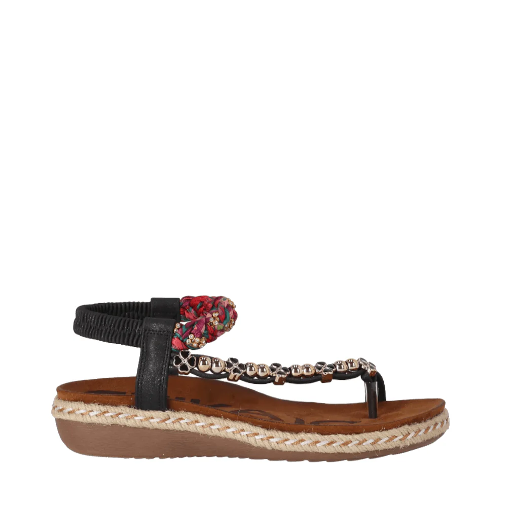 Chika10 Sandalen New Canela 02 Zwart - Afbeelding 2