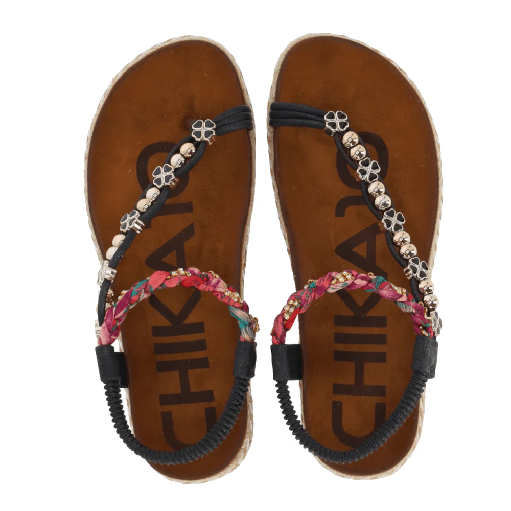 Chika10 Sandalen New Canela 02 Zwart - Afbeelding 5