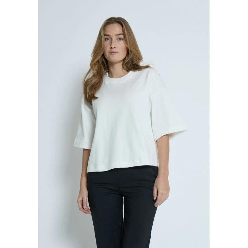 Cloud Dancer organic GOTS t-shirt Fiola - Afbeelding 4