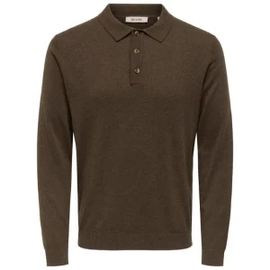 Coffee Bean knit poloshirt Loui