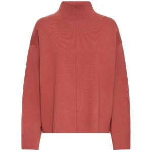 Donkerrode knitted pullover Ballia