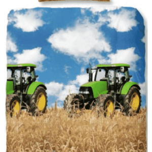 Dekbedovertrek Tractor “John Deere” met naam