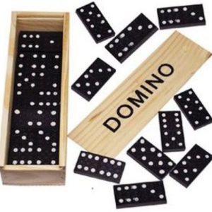 Domino spel hout