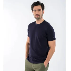 Donkerblauw ripple t-shirt Sylvester