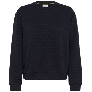 Donkerblauw sweatshirt pullover Padmia
