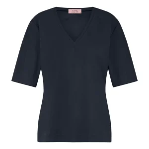 Donkerblauw v-hals shirt Roller