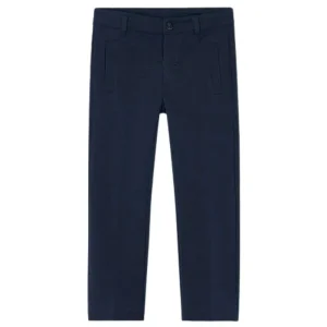 Donkerblauwe interlock trousers