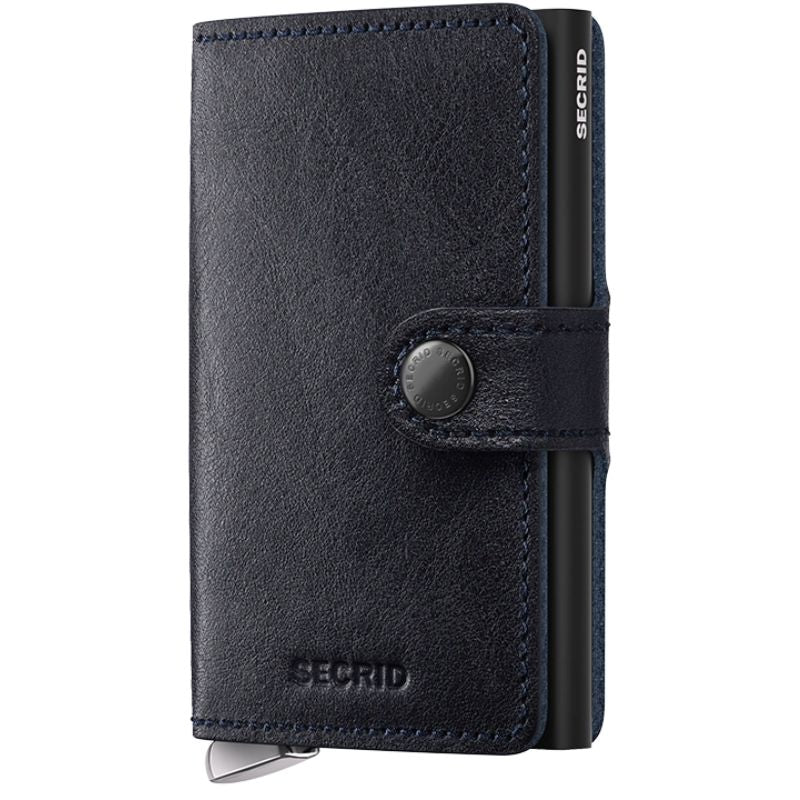 Donkerblauwe premium miniwallet Basco Ink - Afbeelding 2