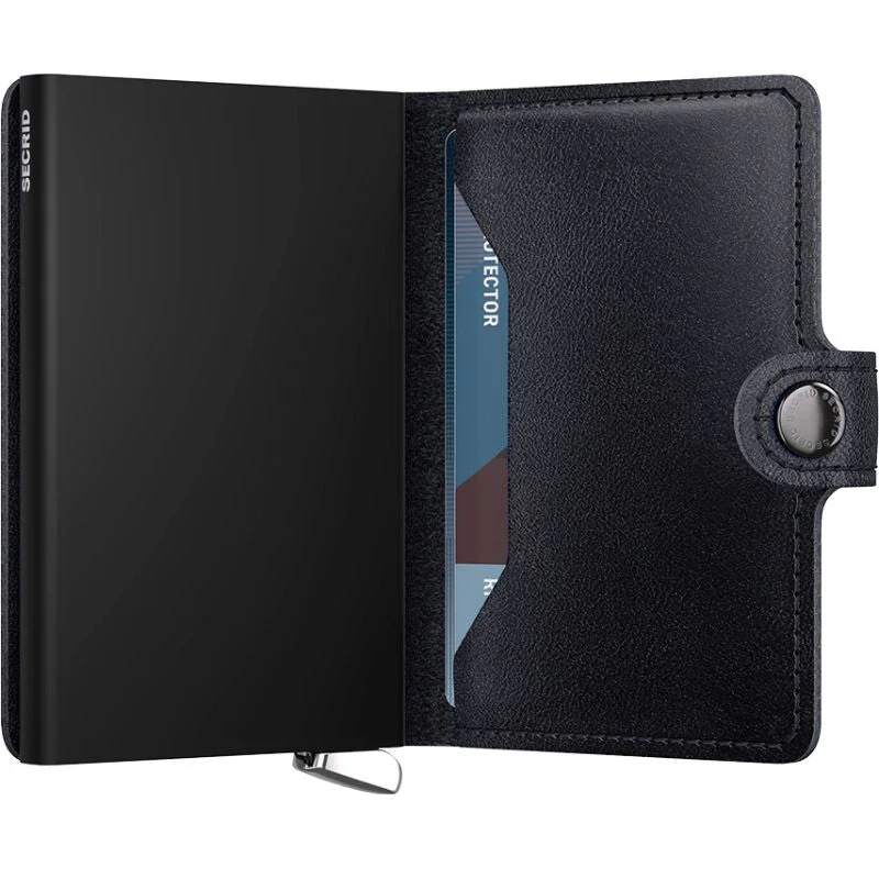 Donkerblauwe premium miniwallet Basco Ink - Afbeelding 3