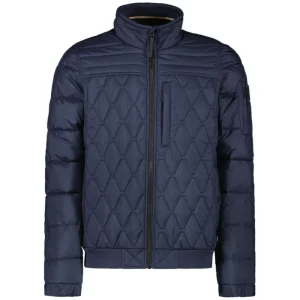 Donkerblauwe puffer jacket Asporo
