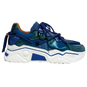 Donkerblauwe sneaker Jupiter Metallic