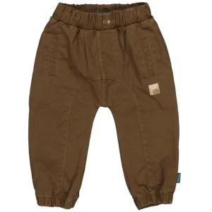 Donkerbruin broekje Woven 261018