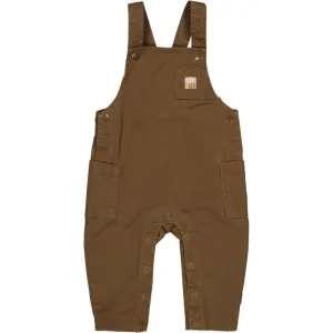 Donkerbruine dungaree Woven 261011