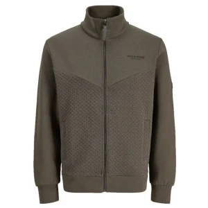 Donkergroen zipper vest Bluefrankie