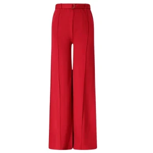 Donkerrode interlock broek Salet