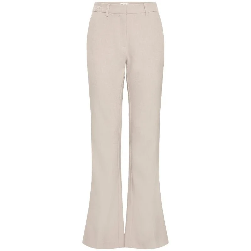 Dove Melange flared pantalon Fava