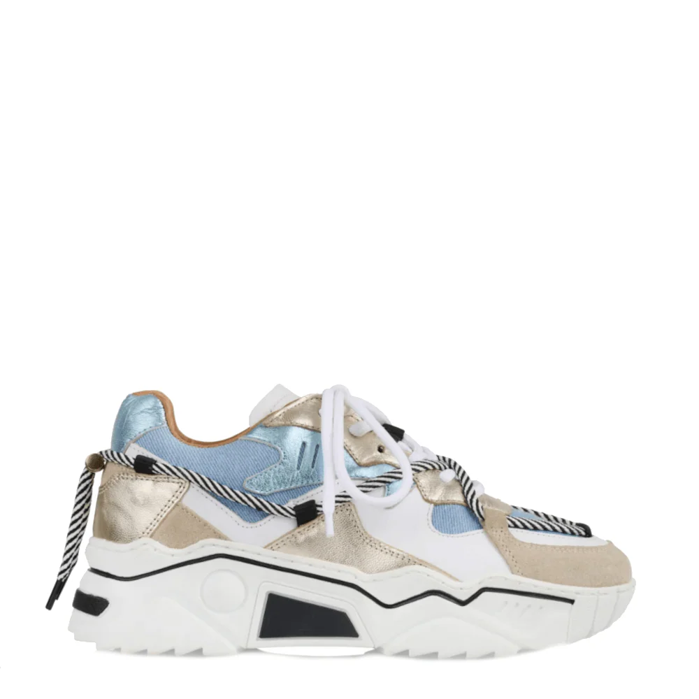 Dwars veterschoenen Jupiter J5554c-43 Licht Blauw - Afbeelding 2