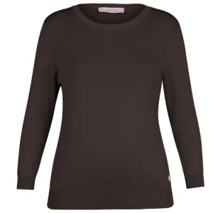 Espresso 3/4 sleeve pullover Luna