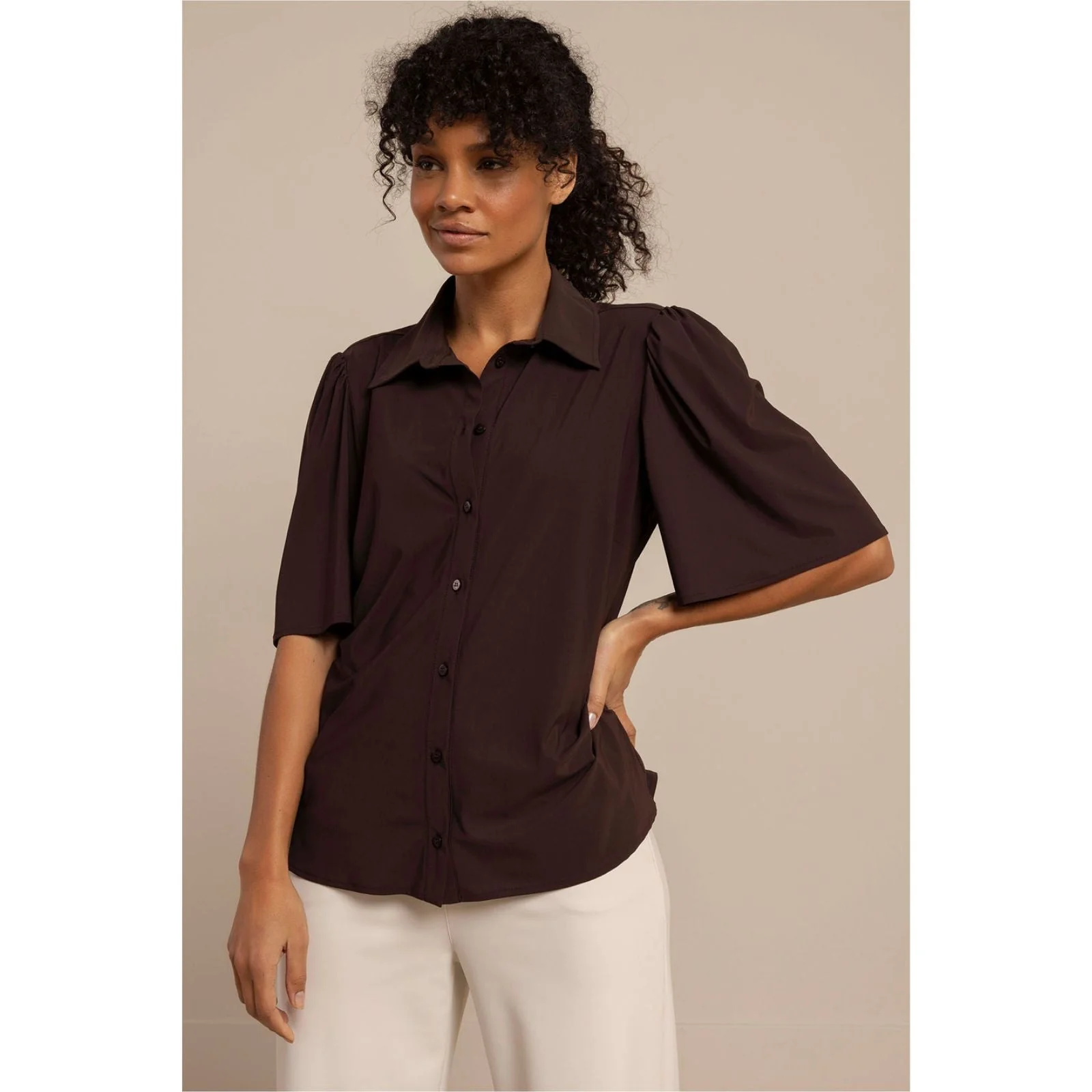 Espresso travel blouse Poppy butterfly - Afbeelding 3