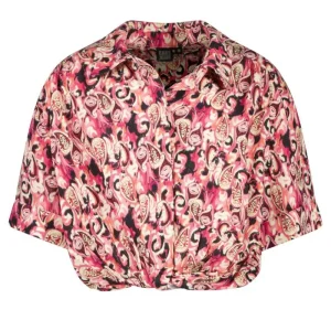 Fuchsia blouse Stassy