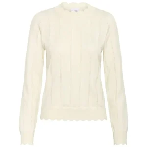 Gebroken witte knitted pullover Obette