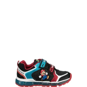 Geox Kinder Veterschoenen J1644A Zwart