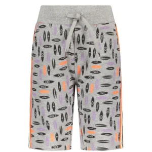 Grijs geprinte sweatshort Thomas