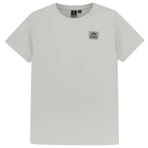 Grijs t-shirt Badge and Backprint