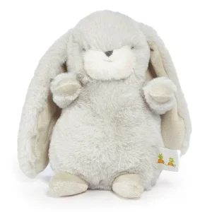 Grijze knuffel Nibble Konijn klein