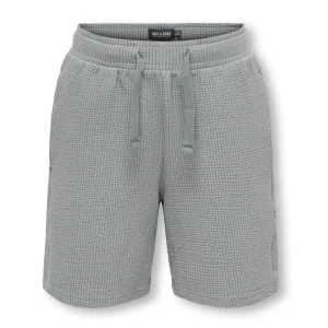 Grijze relaxed fit short Kian Life