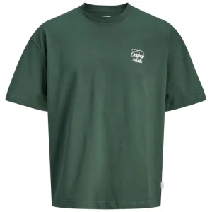 Groen crew neck t-shirt Niagara Typo