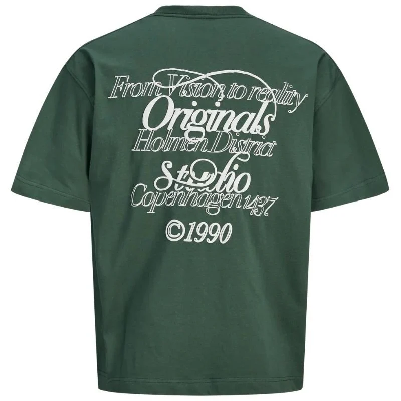 Groen crew neck t-shirt Niagara Typo - Afbeelding 3