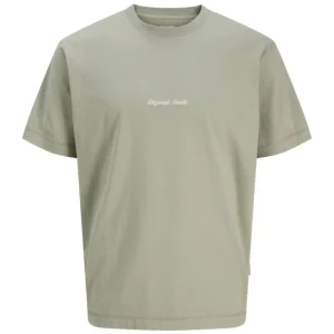 Groen crew neck t-shirt Norrebro Emb